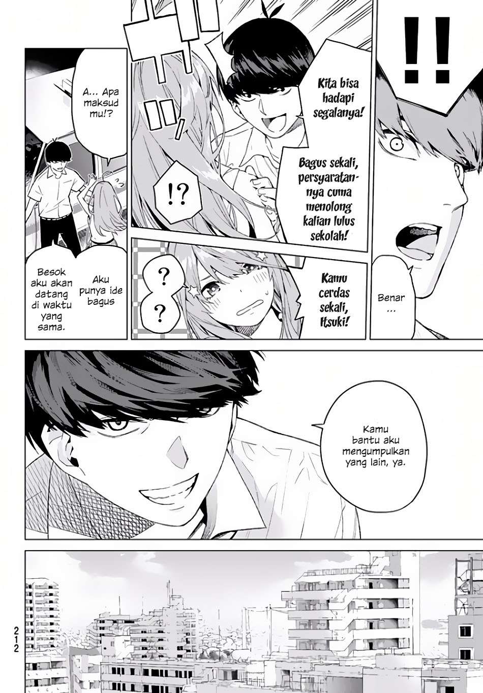 Go-toubun no Hanayome Chapter 2 Gambar 35