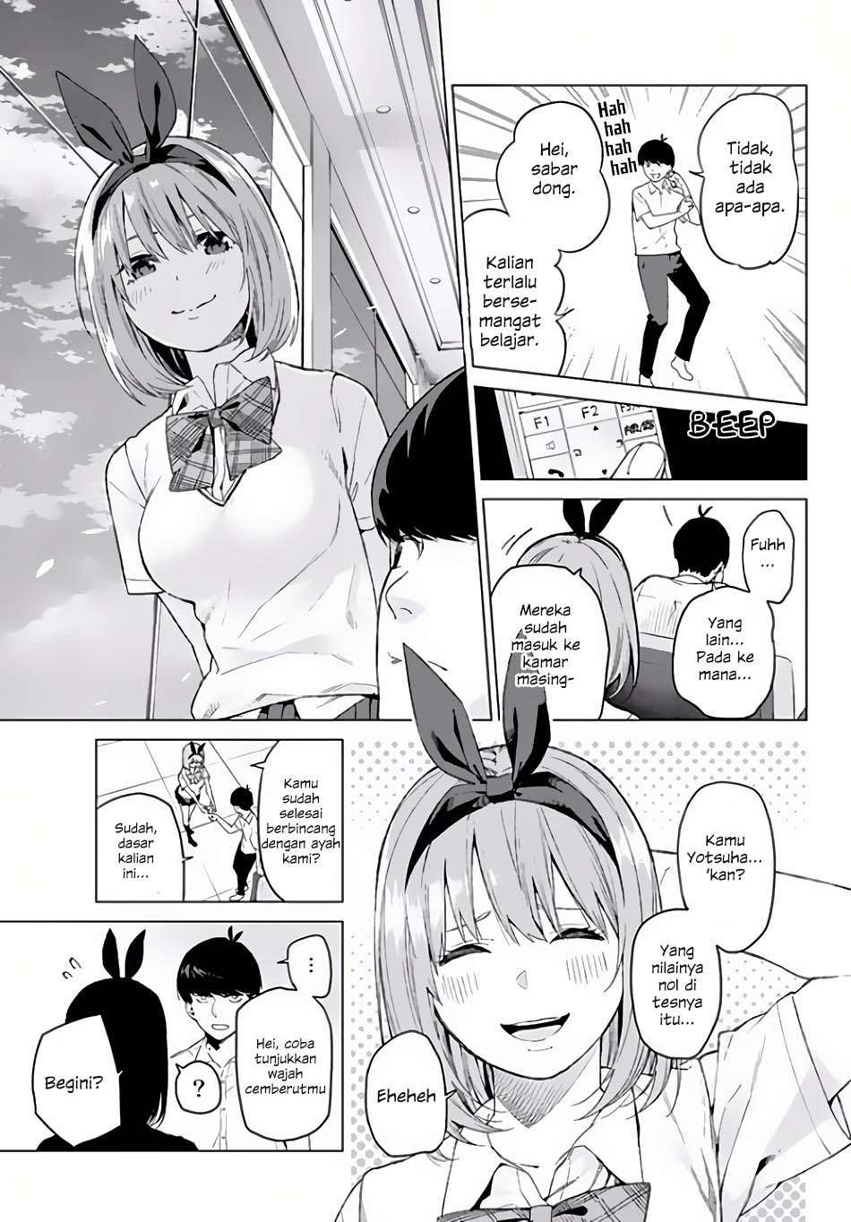 Go-toubun no Hanayome Chapter 2 Gambar 6