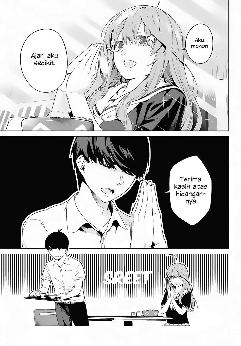 Go-toubun no Hanayome Chapter 1 Gambar 12