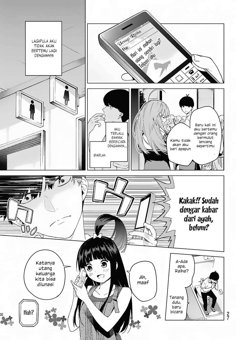 Go-toubun no Hanayome Chapter 1 Gambar 14