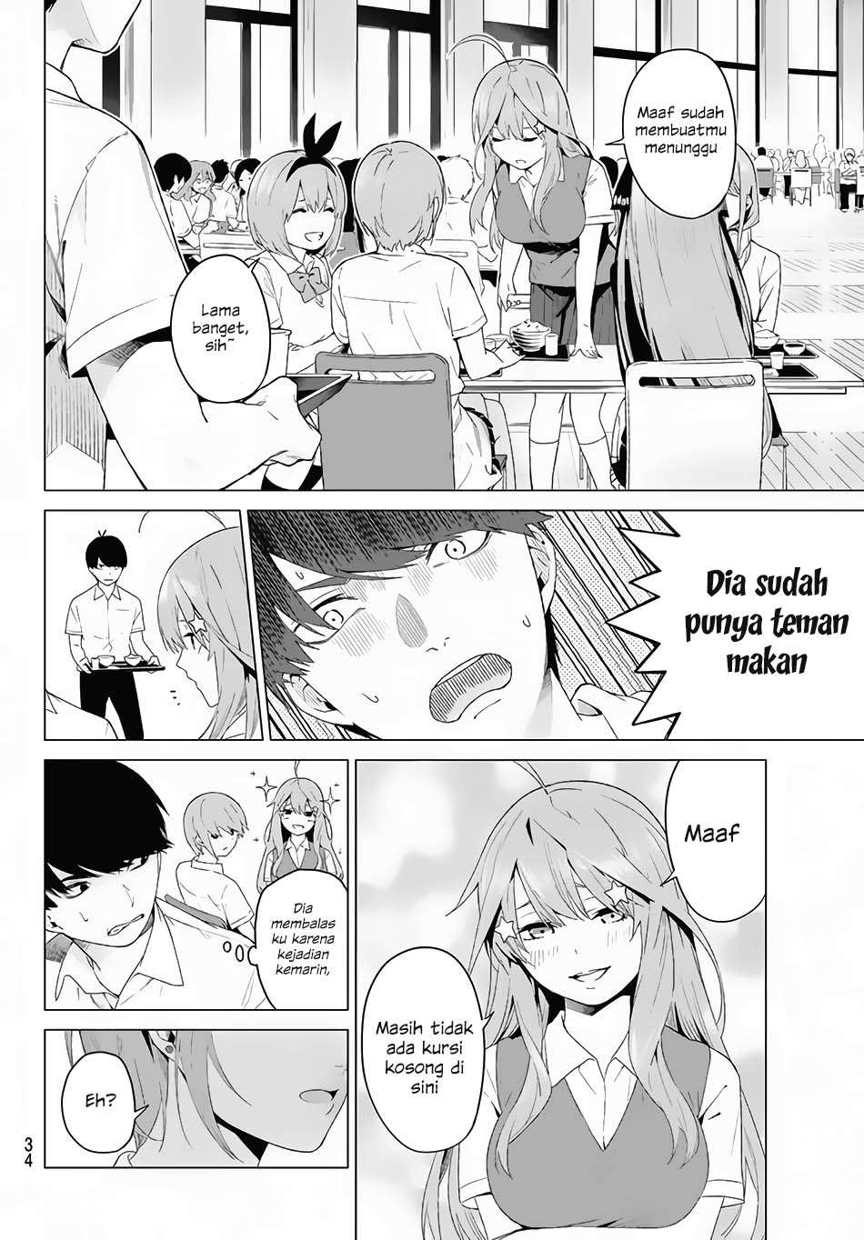 Go-toubun no Hanayome Chapter 1 Gambar 21