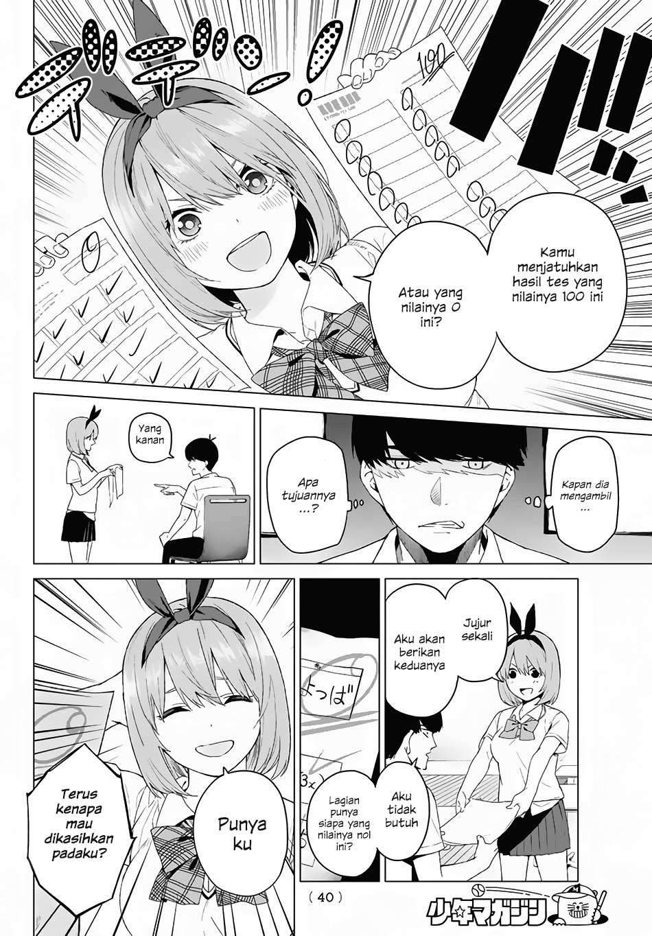 Go-toubun no Hanayome Chapter 1 Gambar 27