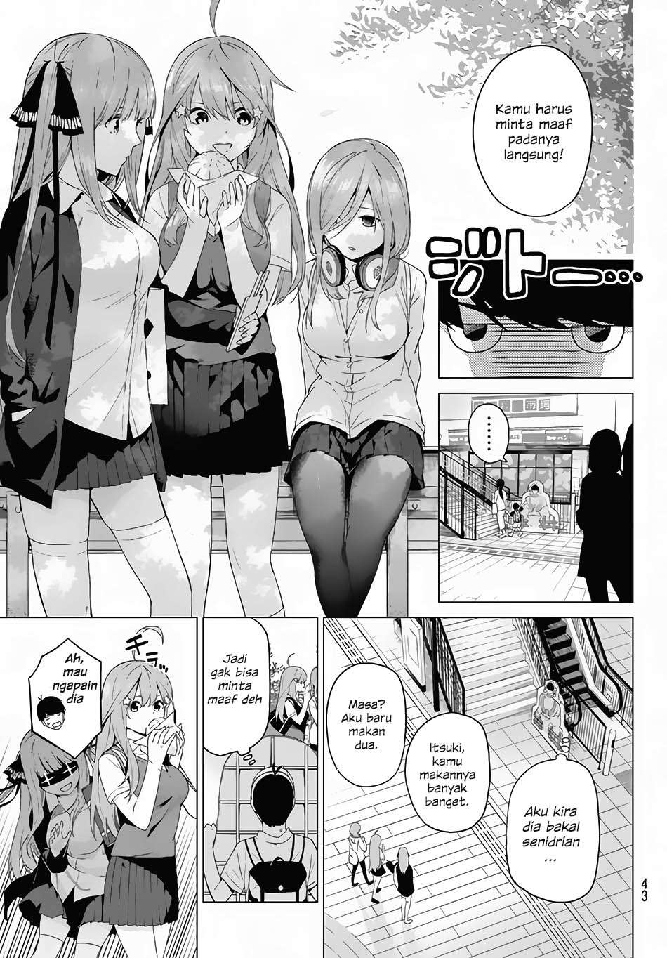 Go-toubun no Hanayome Chapter 1 Gambar 30