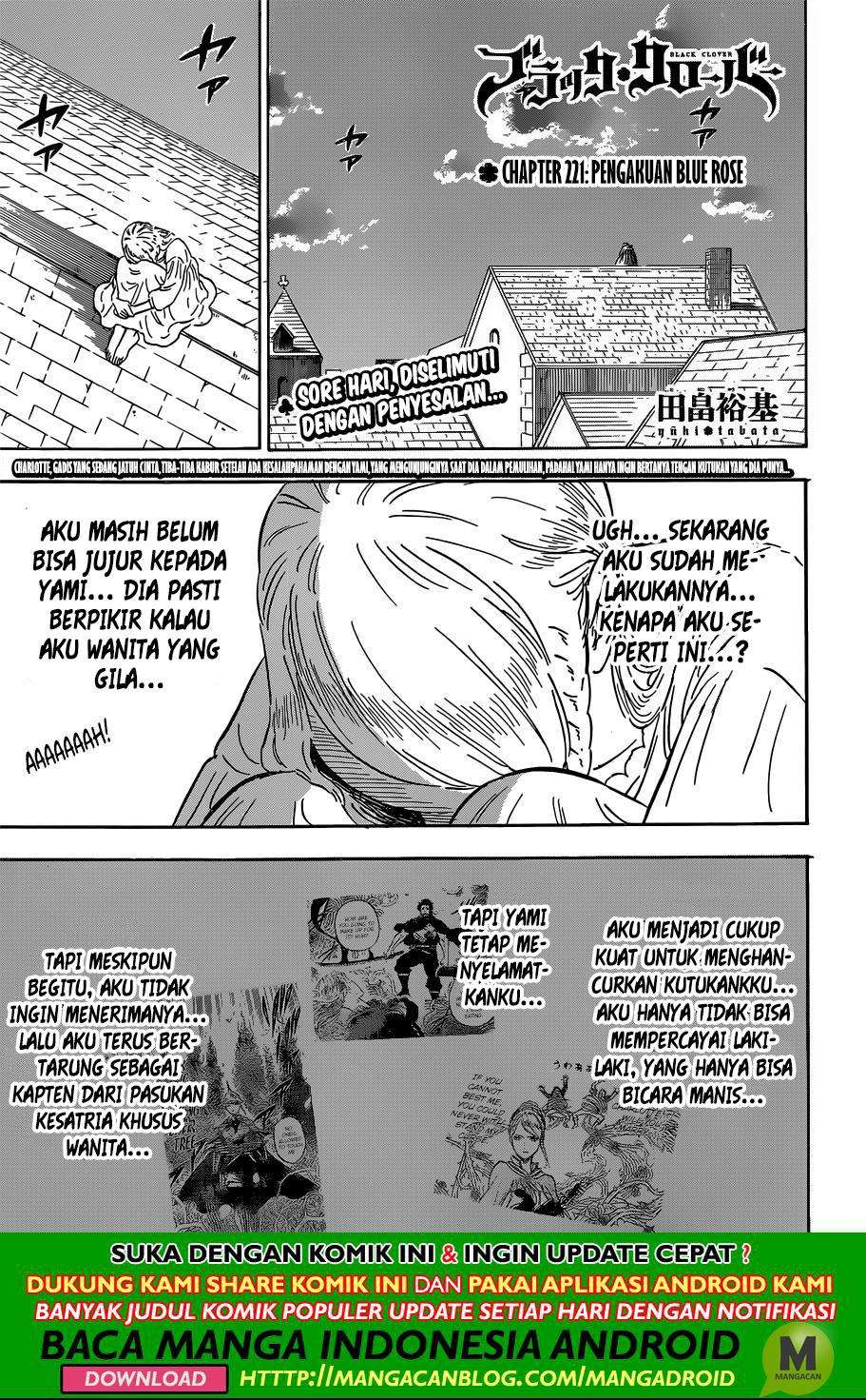 Komik Black Clover Chapter 221 gambar nomor 1