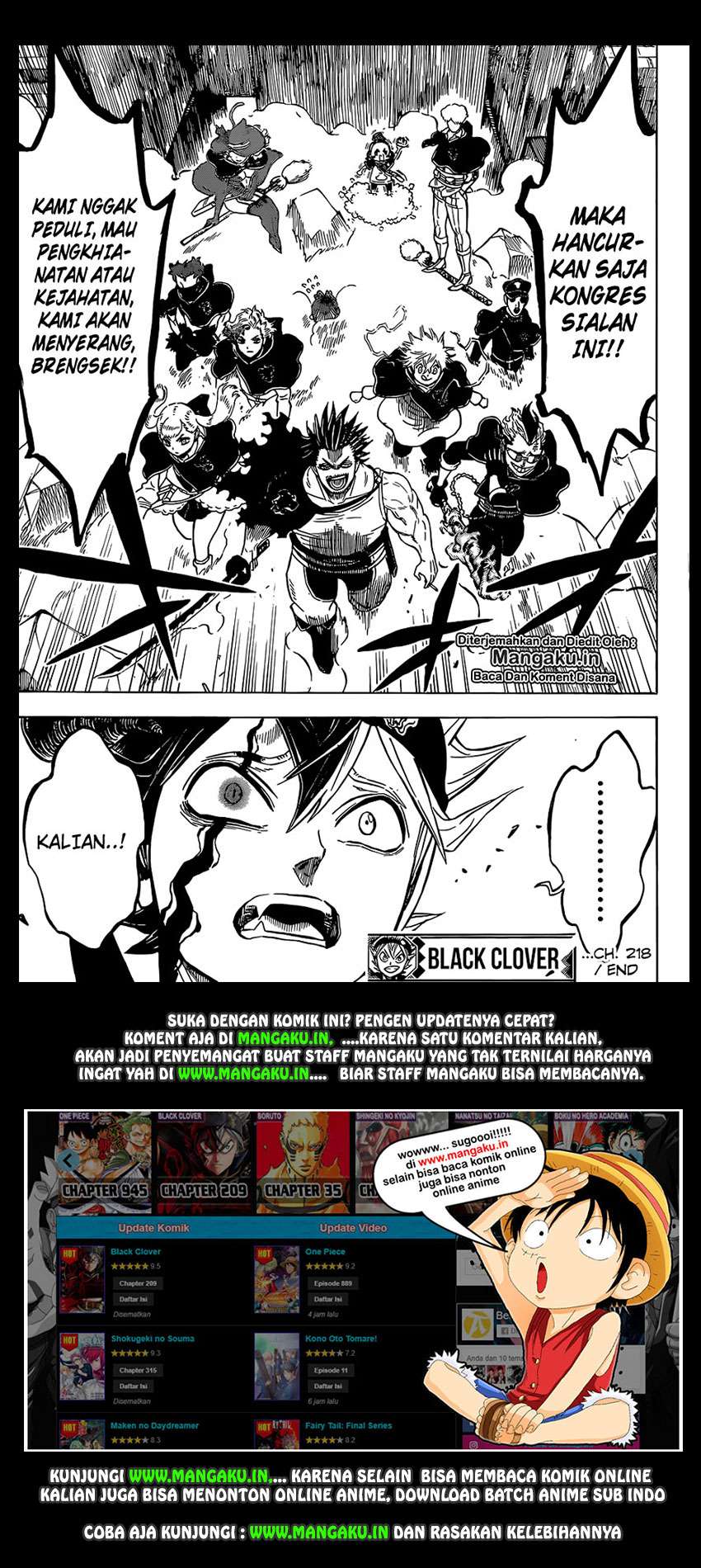 Black Clover Chapter 218 Gambar 15