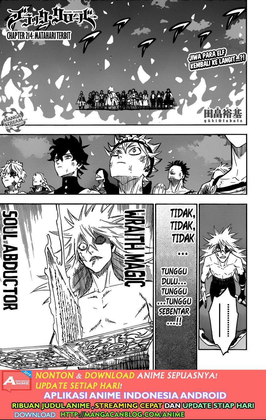 Komik Black Clover Chapter 214 gambar nomor 1