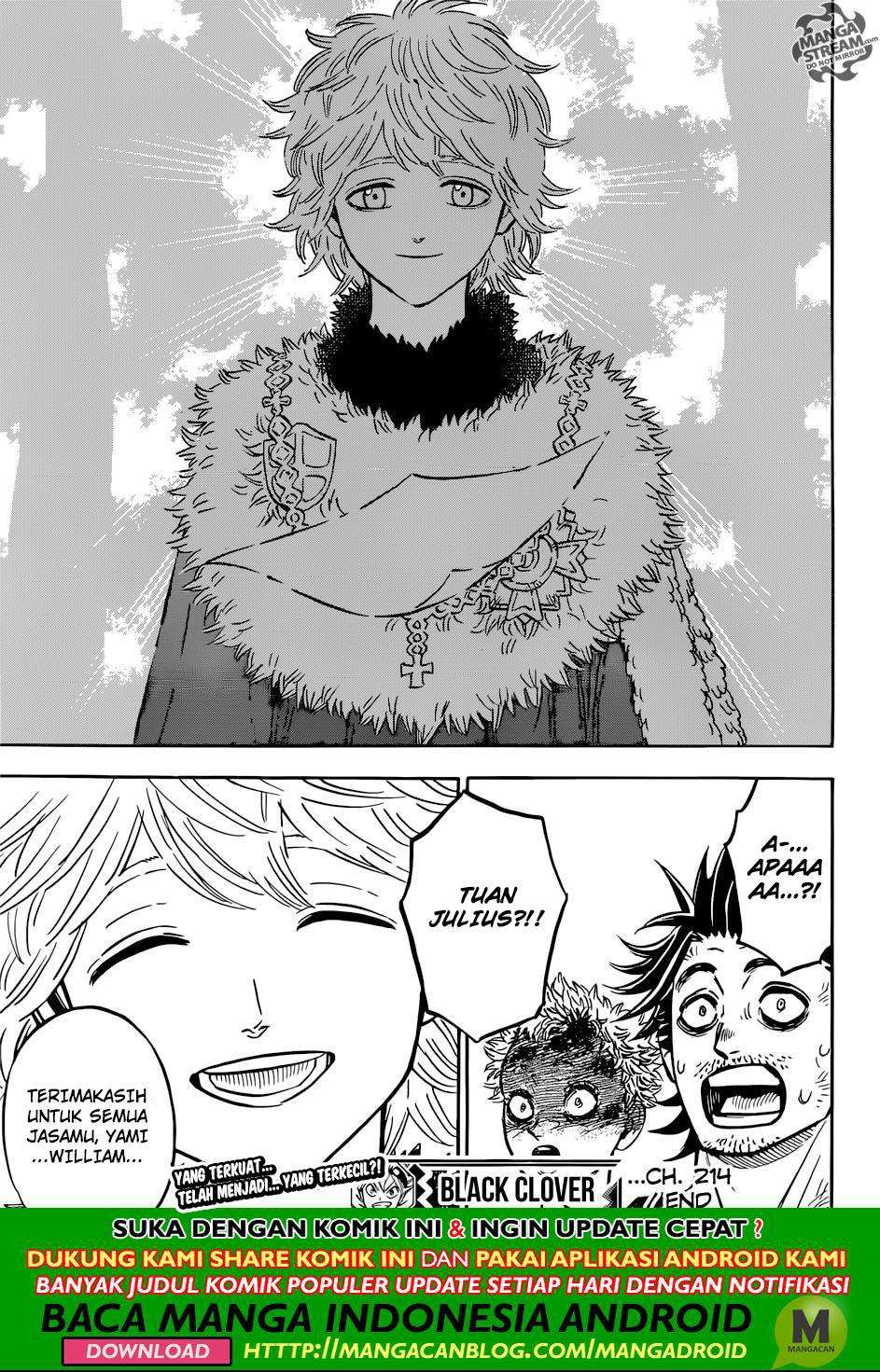 Black Clover Chapter 214 Gambar 15