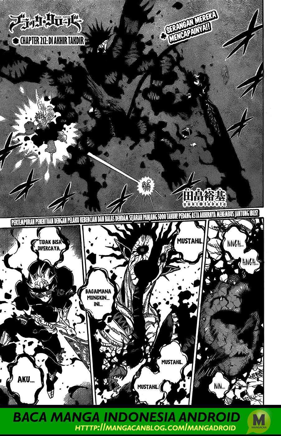 Komik Black Clover Chapter 212 gambar nomor 1