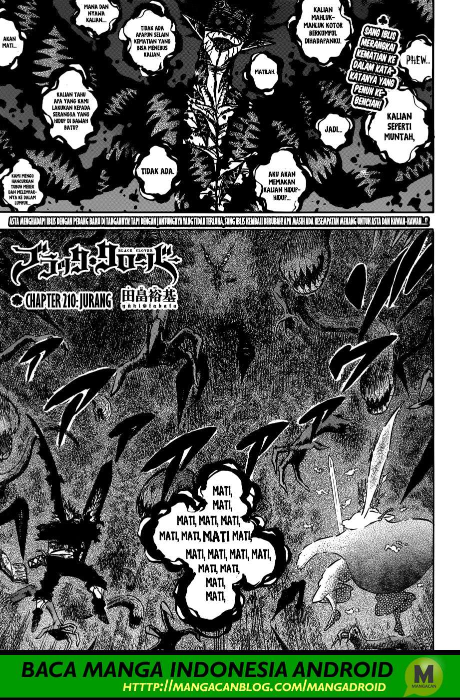 Komik Black Clover Chapter 210 gambar nomor 1