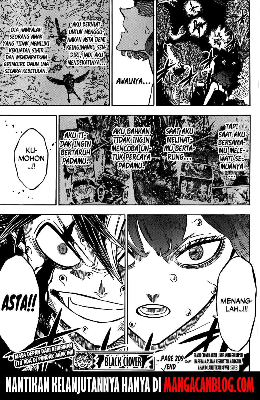 Black Clover Chapter 209 Gambar 12