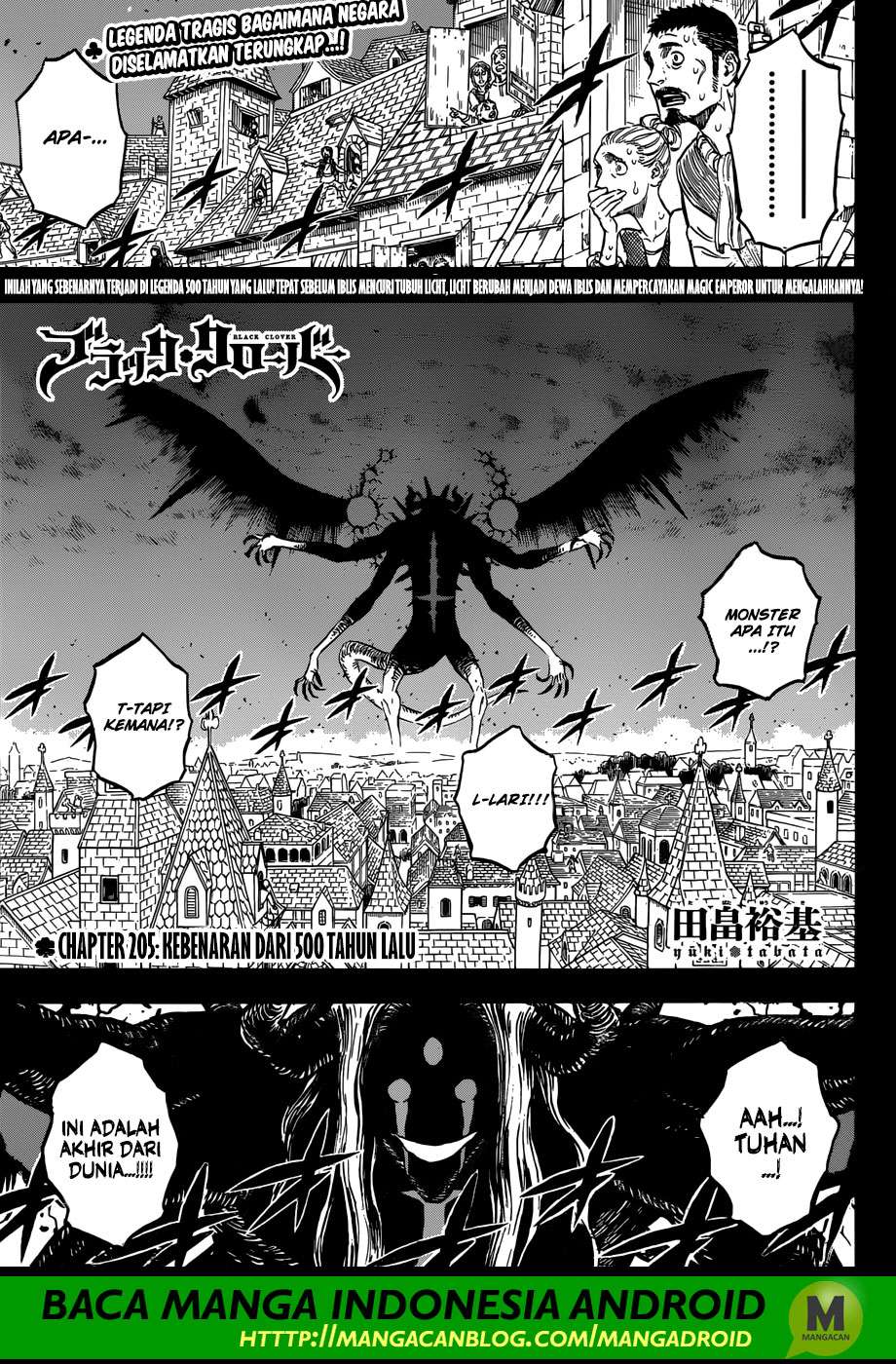 Komik Black Clover Chapter 205 gambar nomor 1
