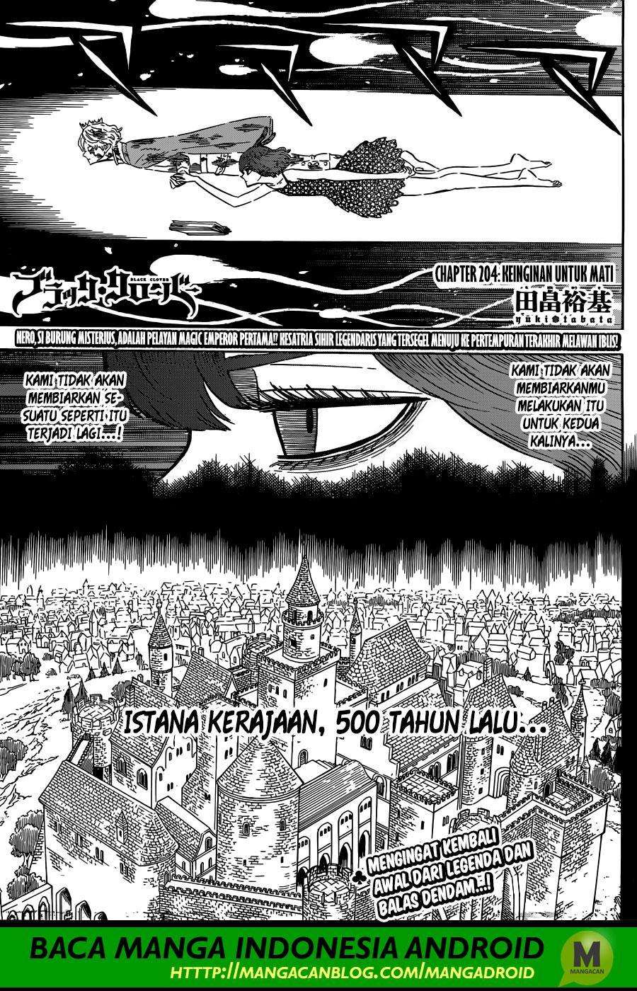 Komik Black Clover Chapter 204 gambar nomor 1