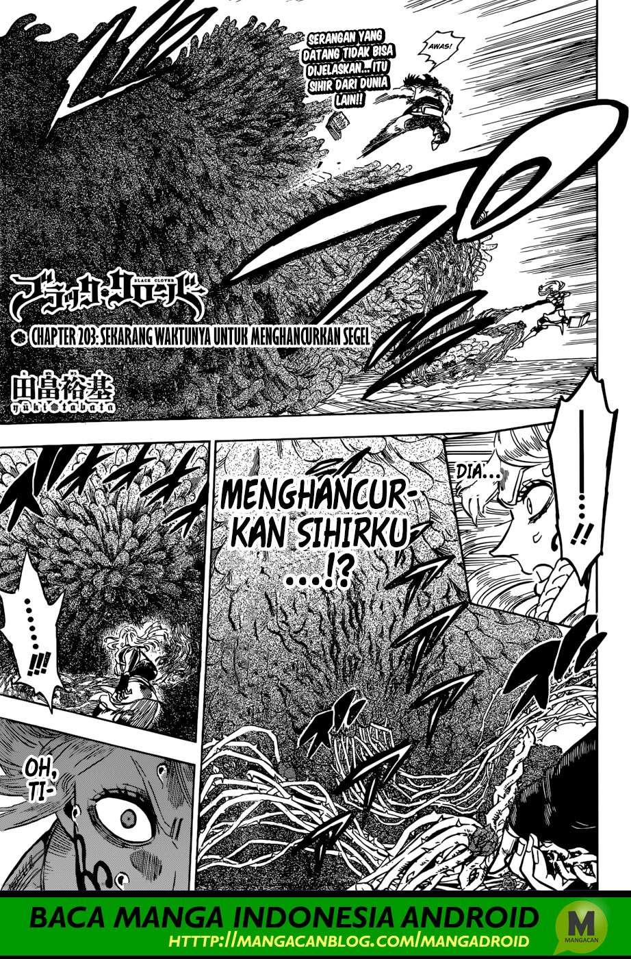 Komik Black Clover Chapter 203 gambar nomor 1