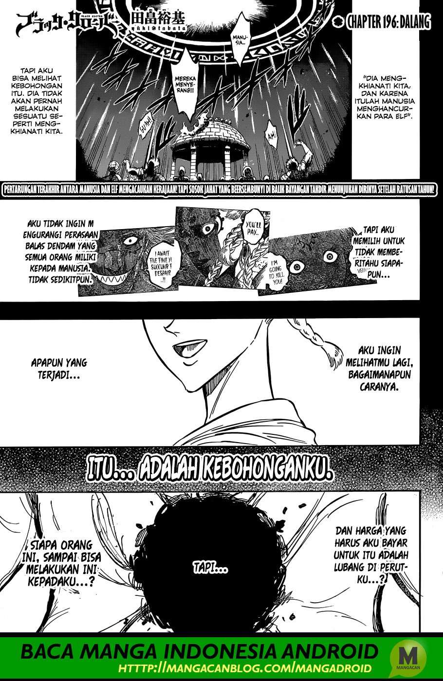 Komik Black Clover Chapter 196 gambar nomor 1