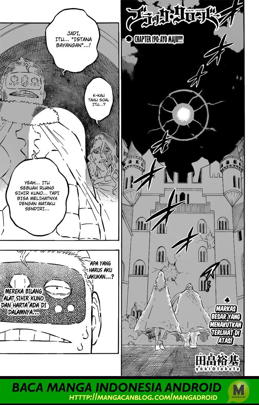 Komik Black Clover Chapter 190 gambar nomor 1