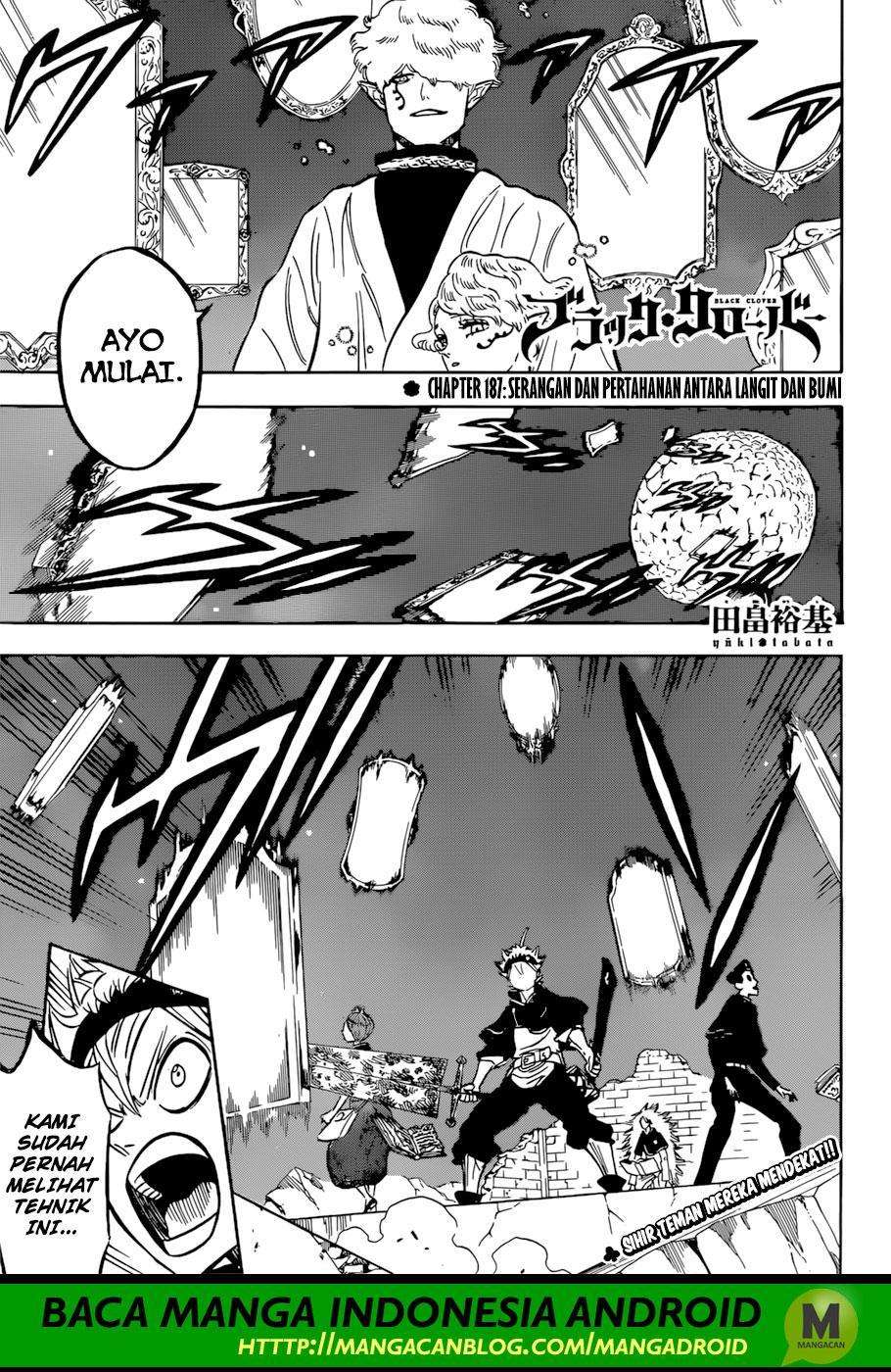Komik Black Clover Chapter 187 gambar nomor 1