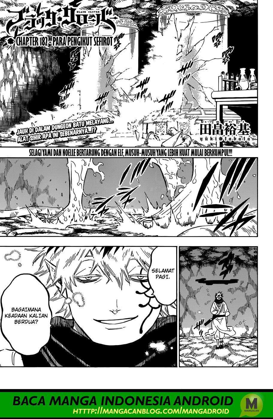 Komik Black Clover Chapter 182 gambar nomor 1