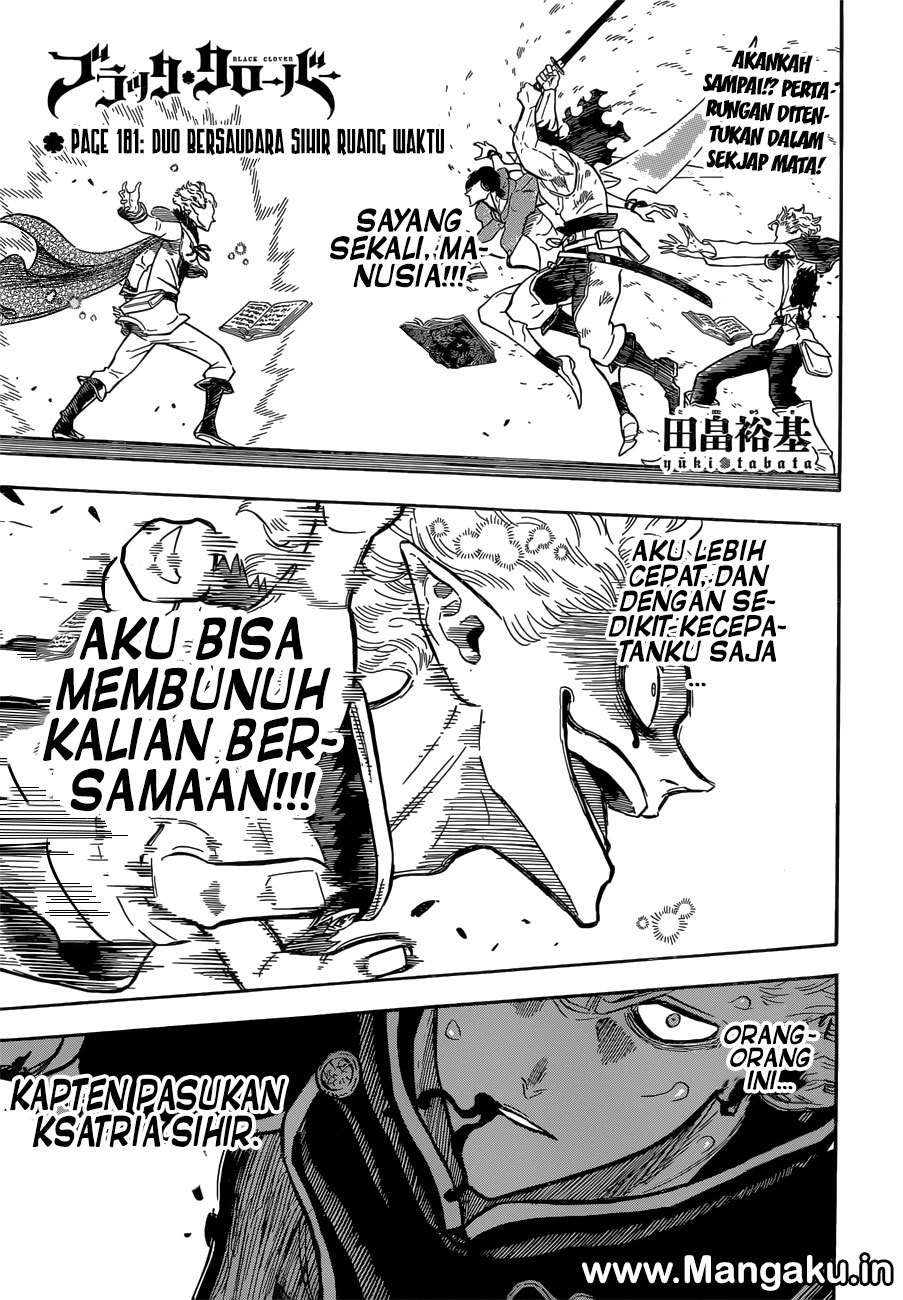 Manga Black Clover Chapter 181 gambar nomor 2