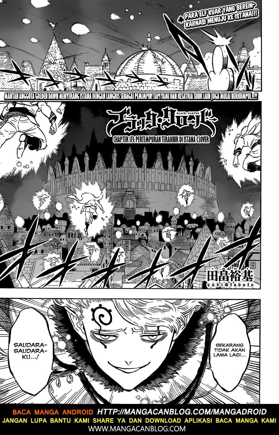 Komik Black Clover Chapter 173 gambar nomor 1