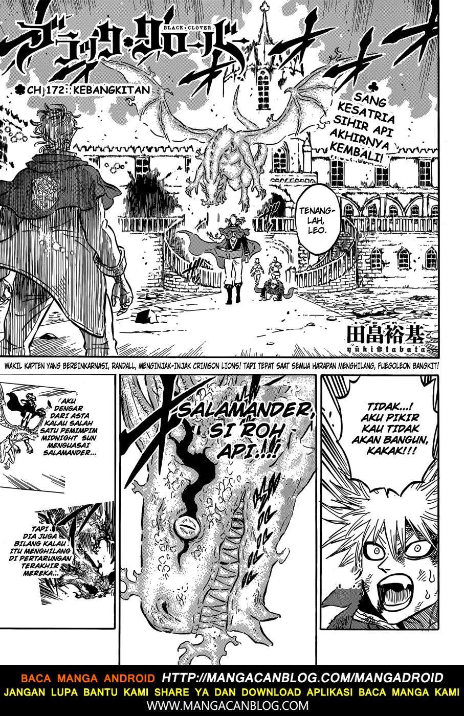 Komik Black Clover Chapter 172 gambar nomor 1
