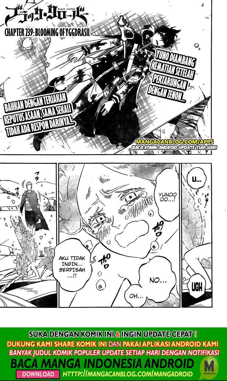 Komik Black Clover Chapter 239 gambar nomor 1