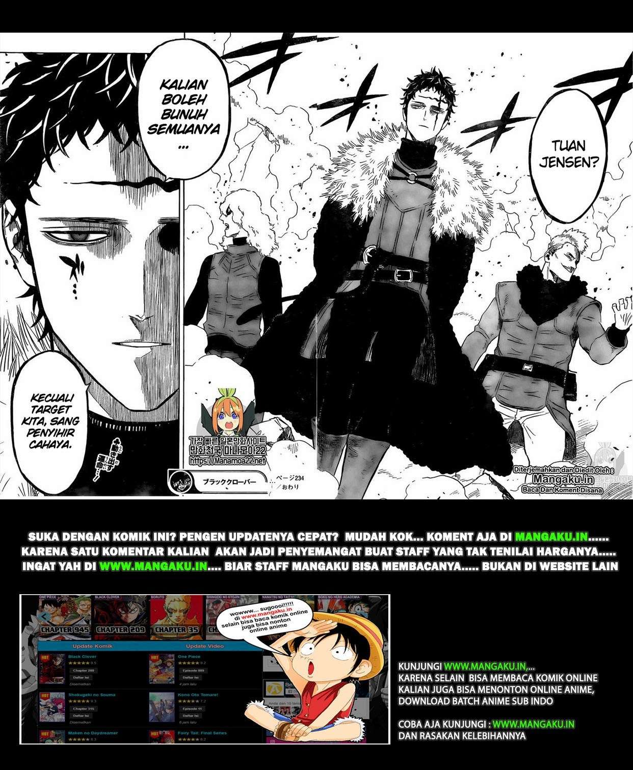 Black Clover Chapter 234 Gambar 14