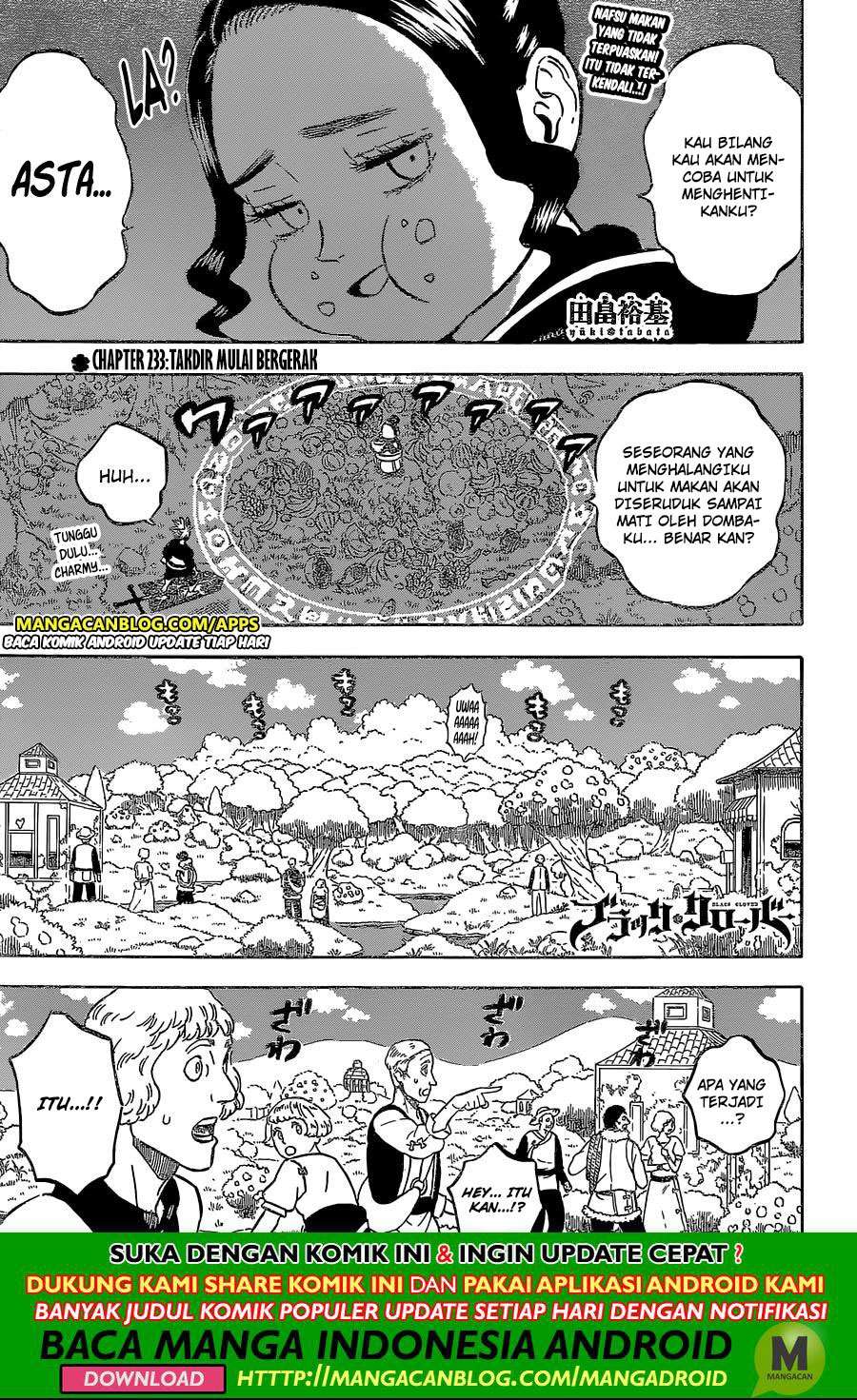 Komik Black Clover Chapter 233 gambar nomor 1