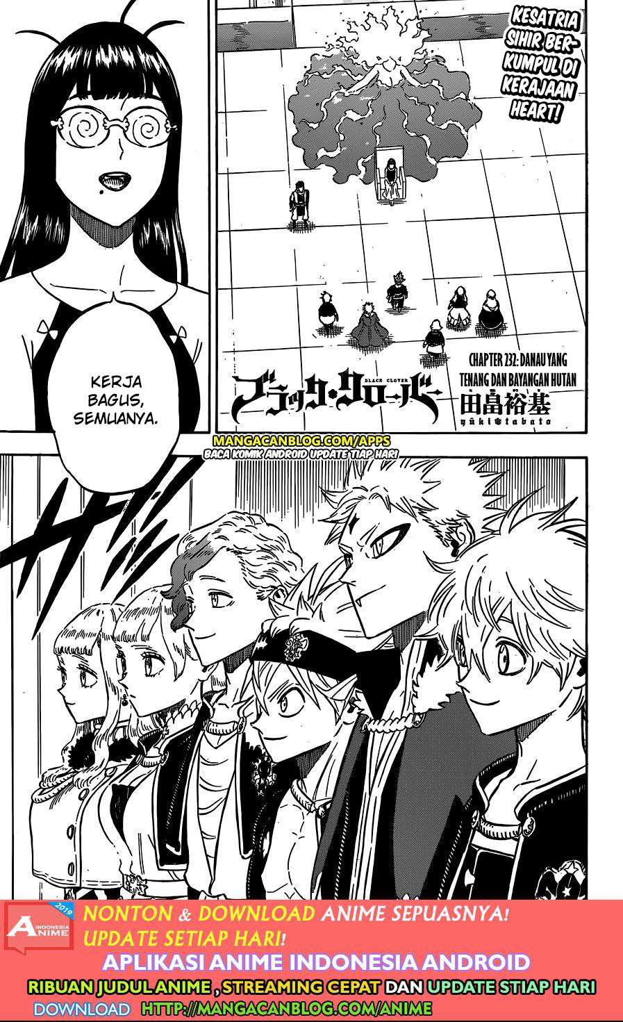 Komik Black Clover Chapter 232 gambar nomor 1