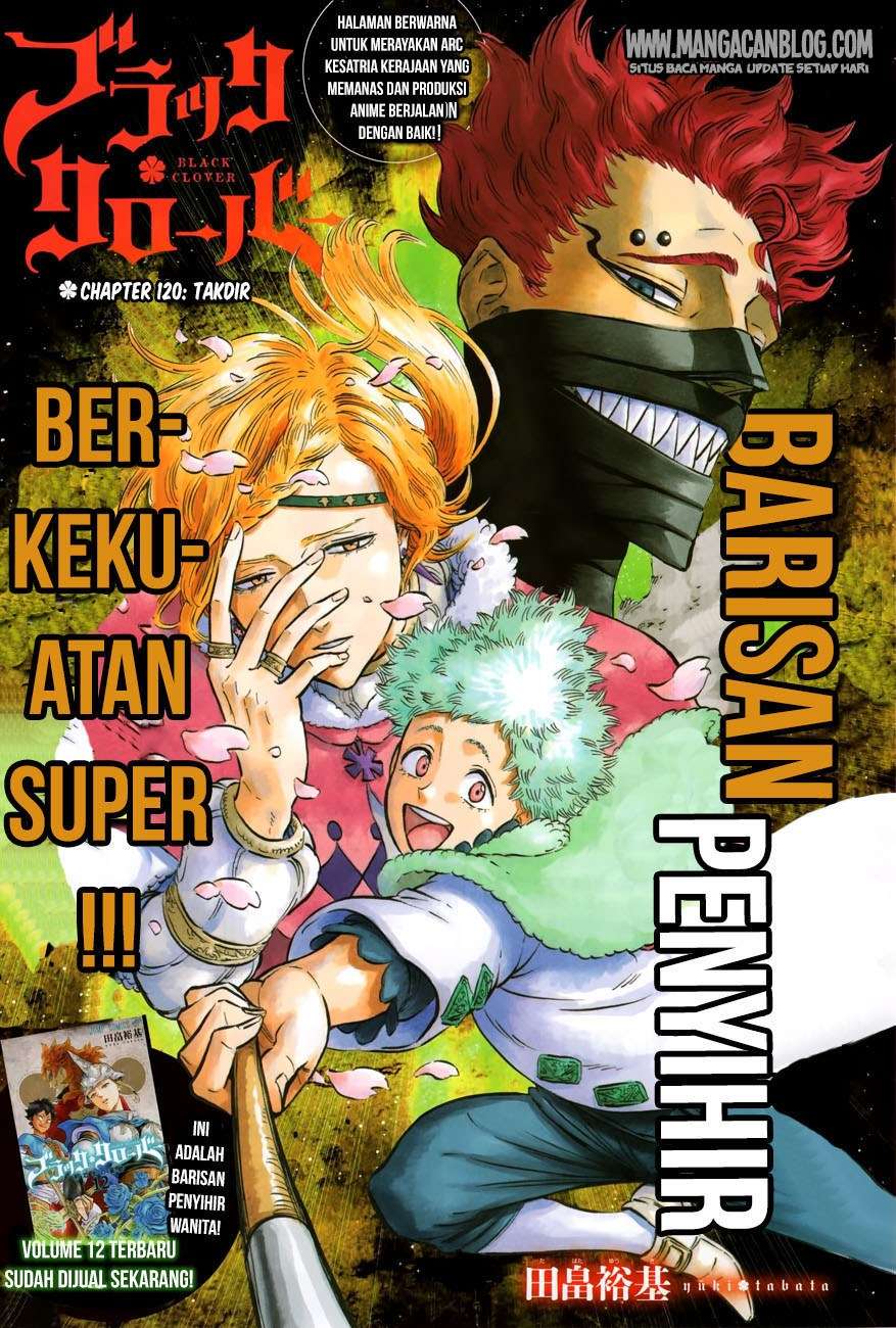 Komik Black Clover Chapter 120 gambar nomor 1