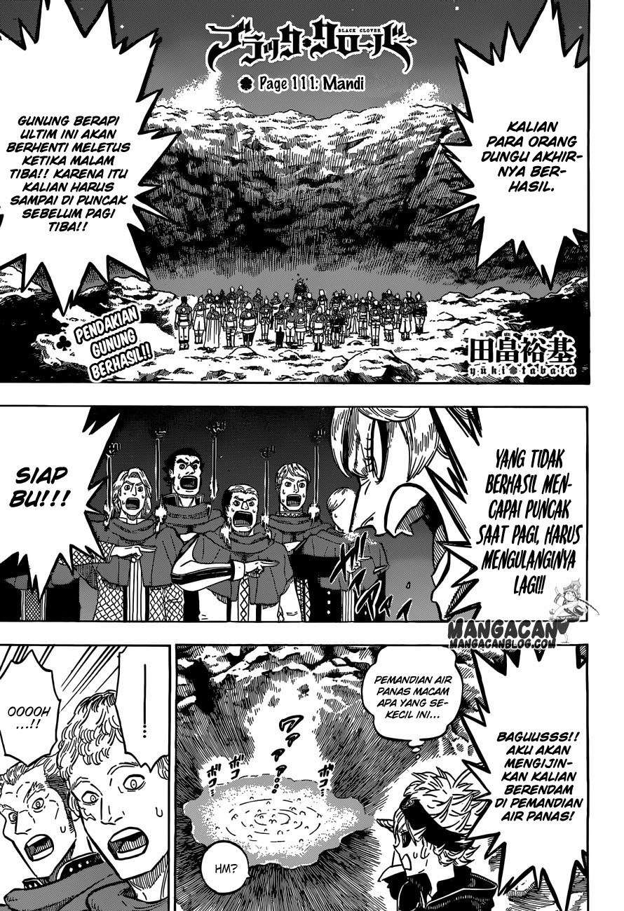 Komik Black Clover Chapter 111 gambar nomor 1