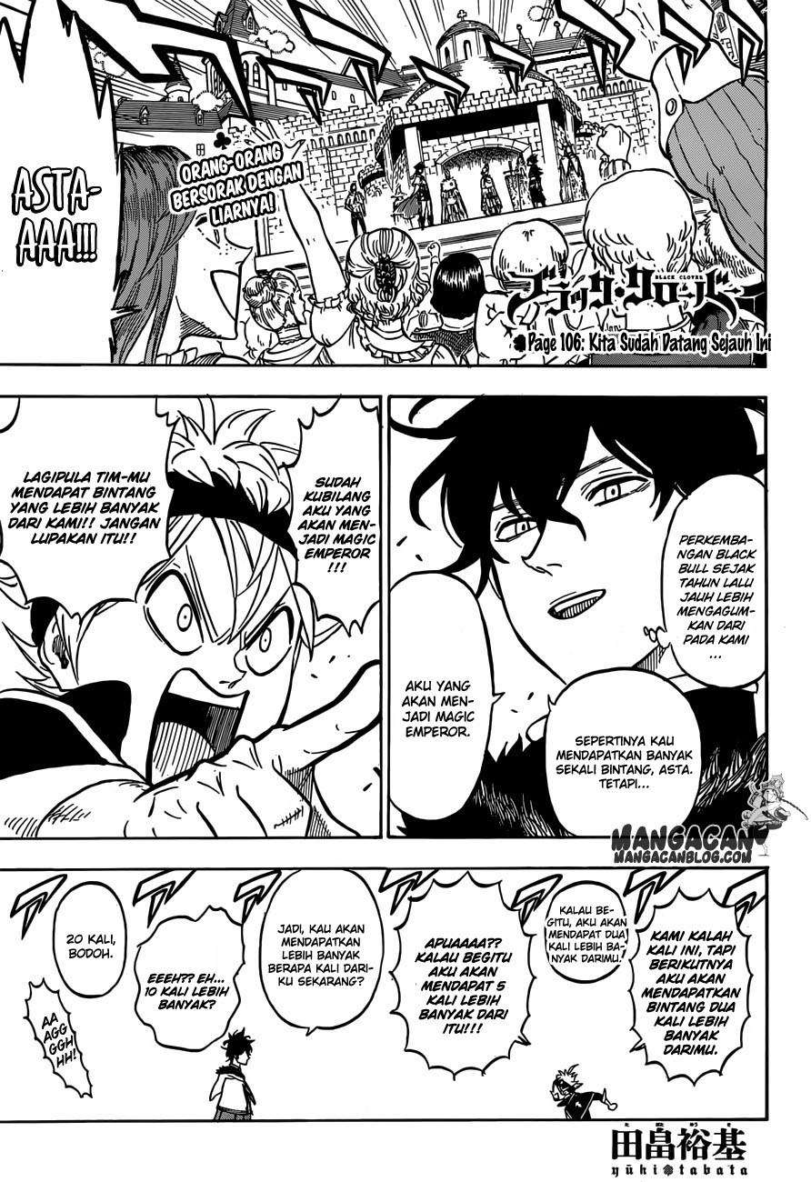 Komik Black Clover Chapter 106 gambar nomor 1