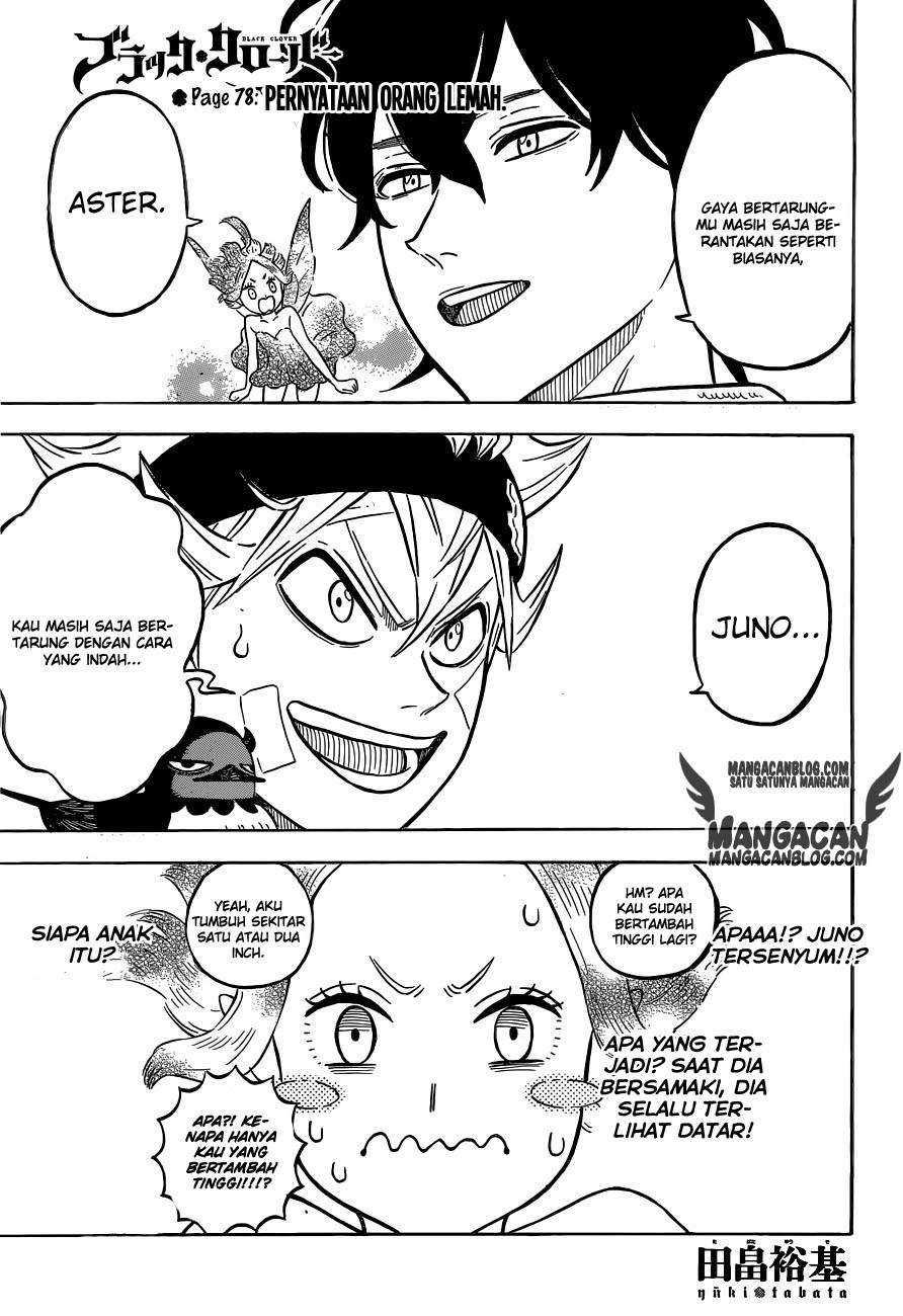Komik Black Clover Chapter 78 gambar nomor 1