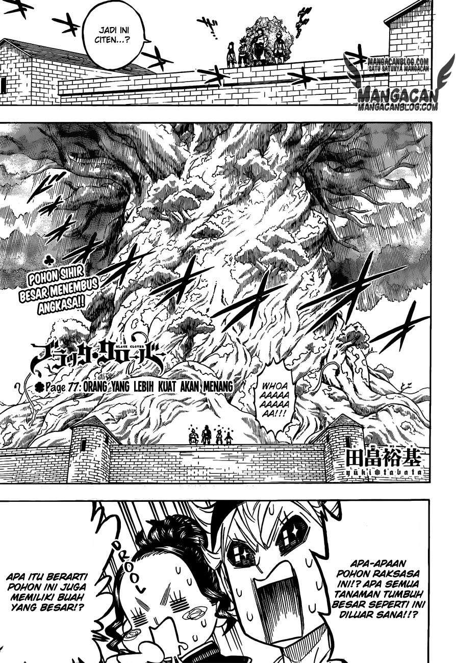 Komik Black Clover Chapter 77 gambar nomor 1