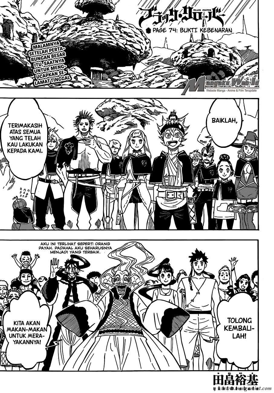 Komik Black Clover Chapter 74 gambar nomor 1
