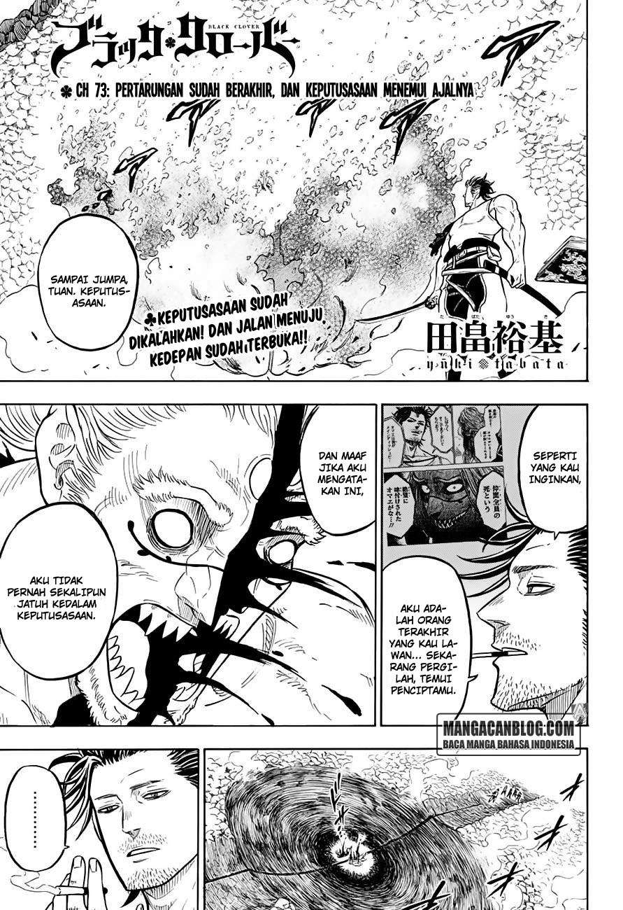 Komik Black Clover Chapter 73 gambar nomor 1