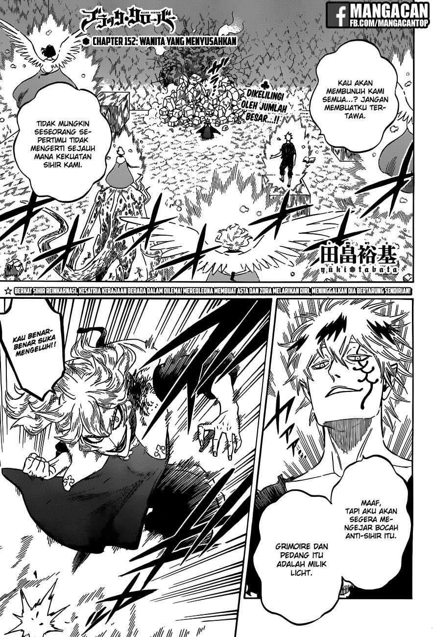 Komik Black Clover Chapter 152 gambar nomor 1
