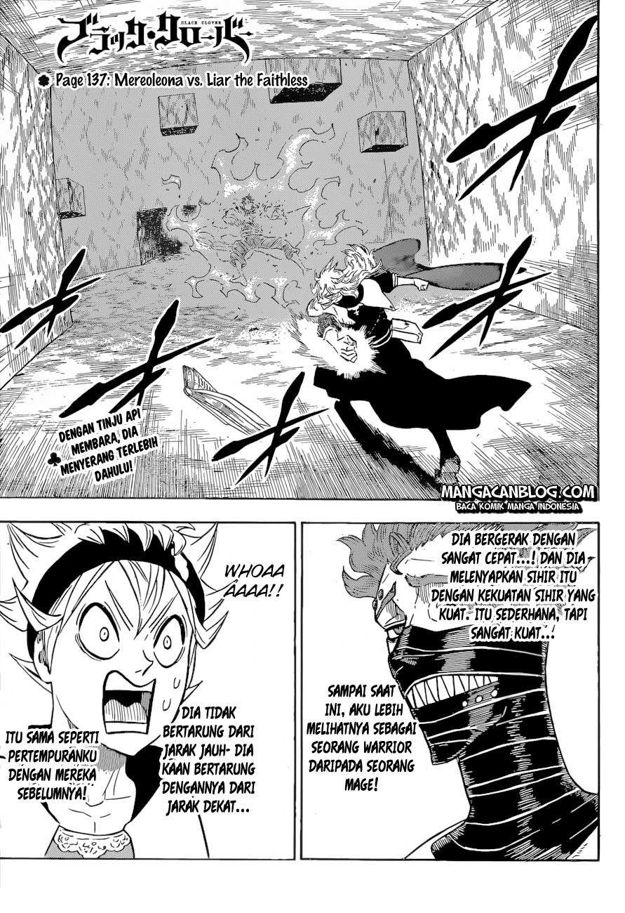 Komik Black Clover Chapter 137 gambar nomor 1