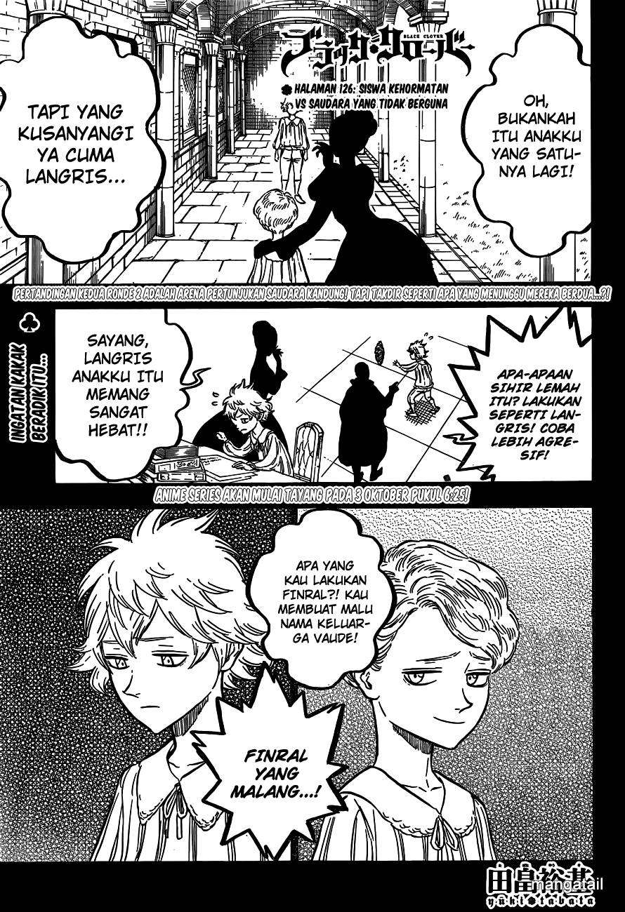 Manga Black Clover Chapter 126 gambar nomor 2