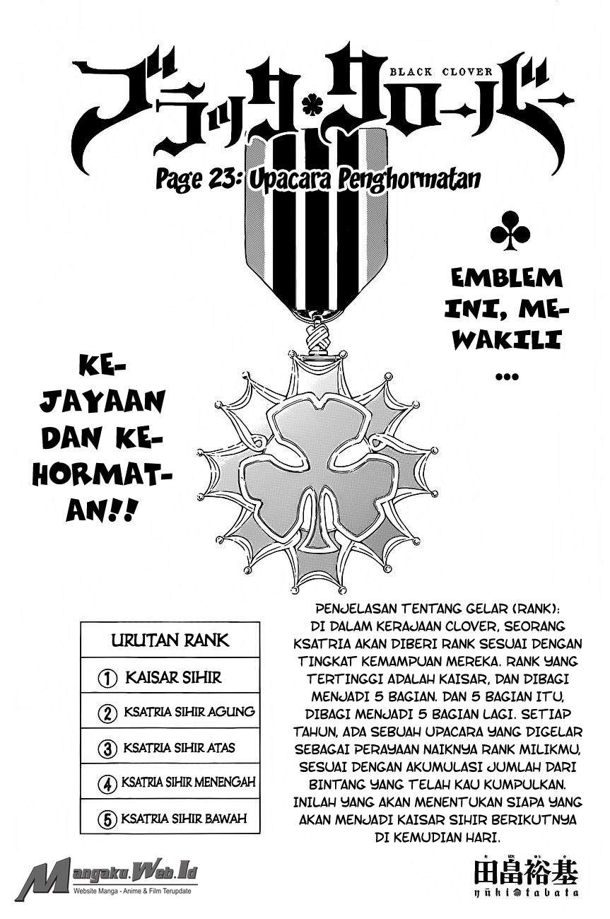 Komik Black Clover Chapter 23 gambar nomor 1