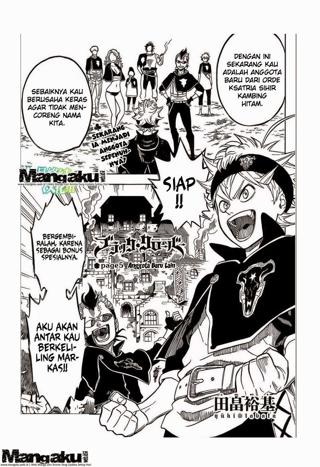 Komik Black Clover Chapter 05 gambar nomor 1