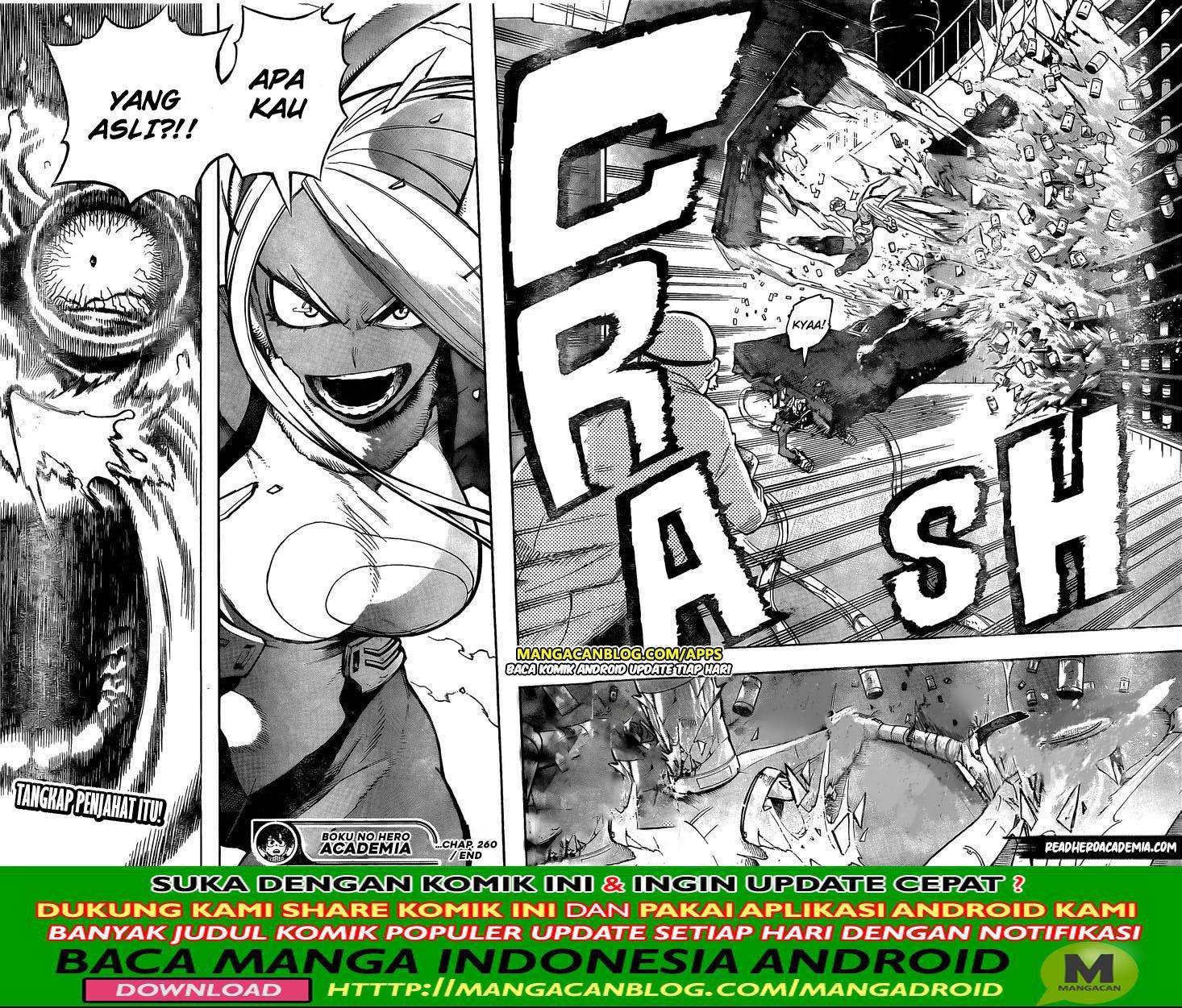 Boku no Hero Academia Chapter 260 Gambar 14