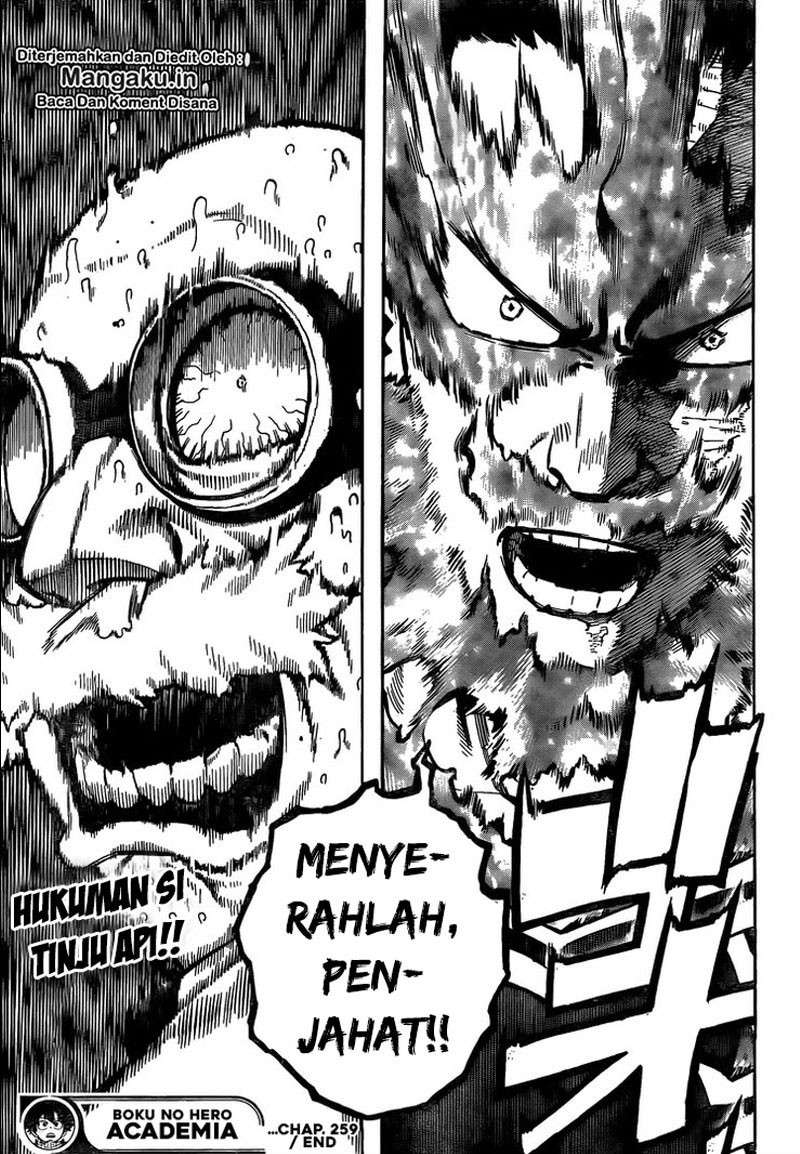 Boku no Hero Academia Chapter 259 Gambar 15