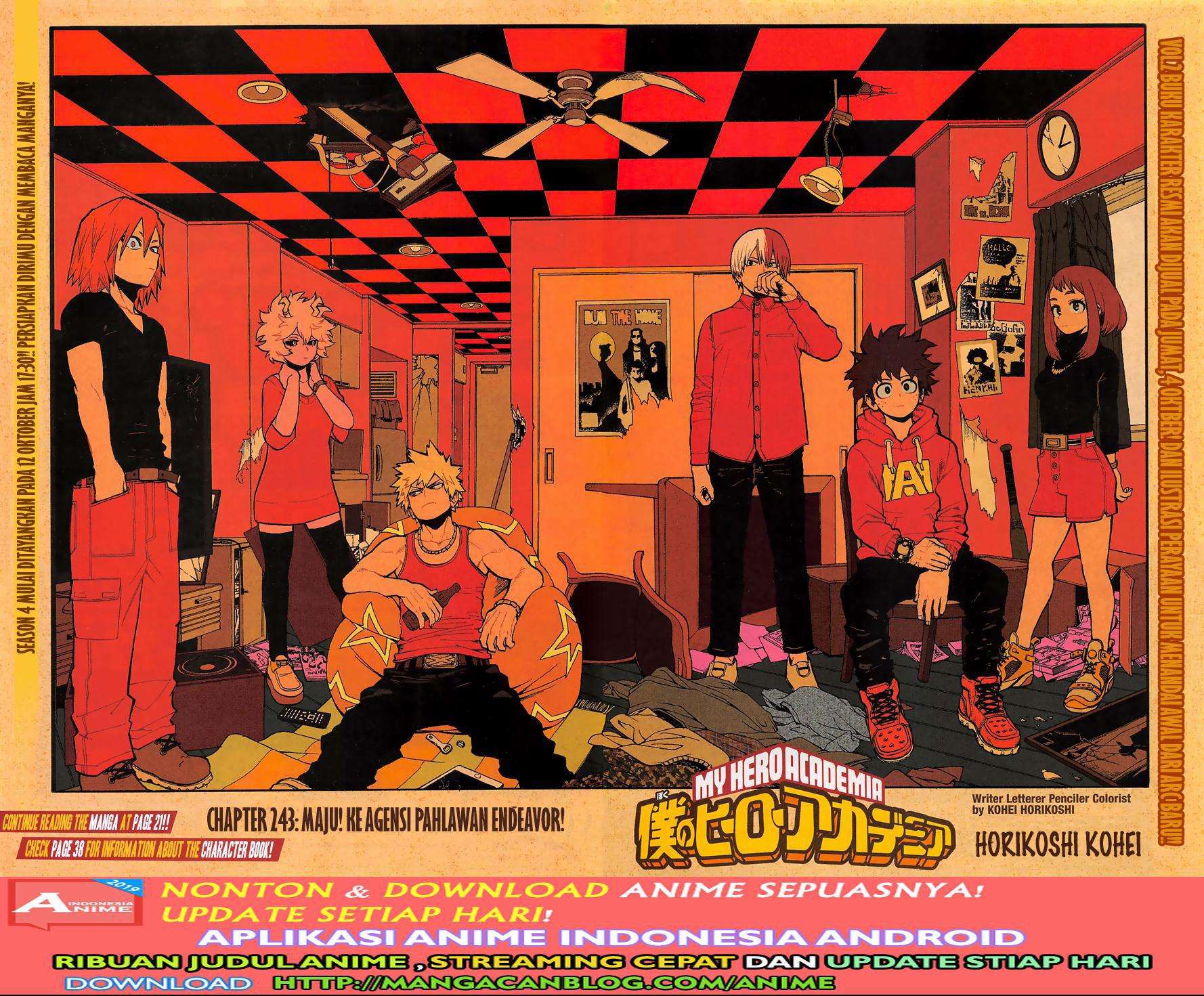 Manga Boku no Hero Academia Chapter 243 gambar nomor 2