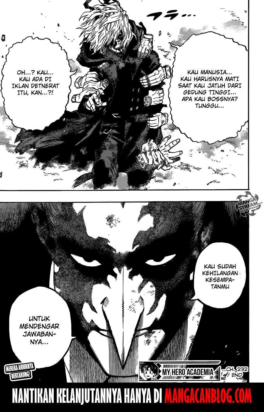 Boku no Hero Academia Chapter 232 Gambar 15