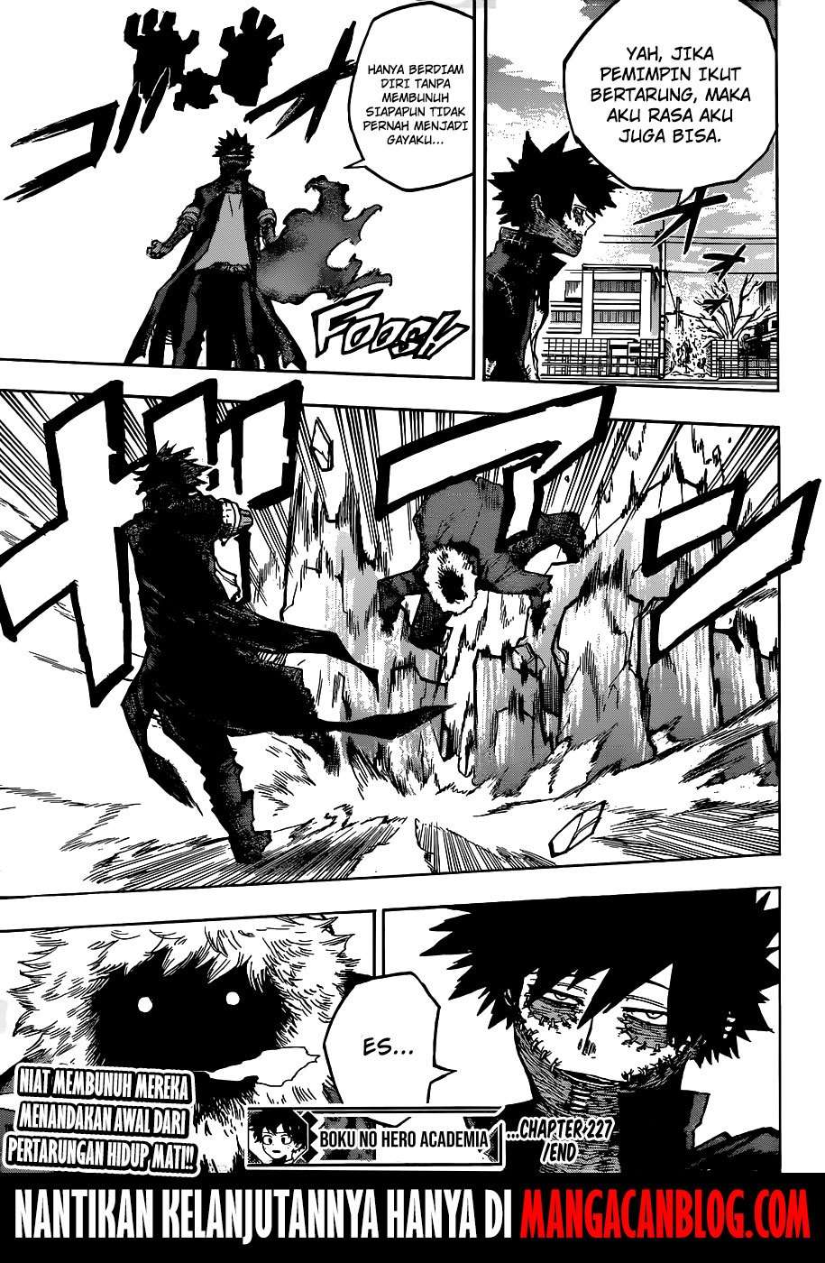 Boku no Hero Academia Chapter 227 Gambar 15