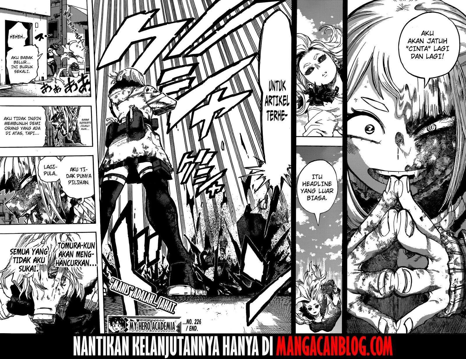 Boku no Hero Academia Chapter 226 Gambar 15