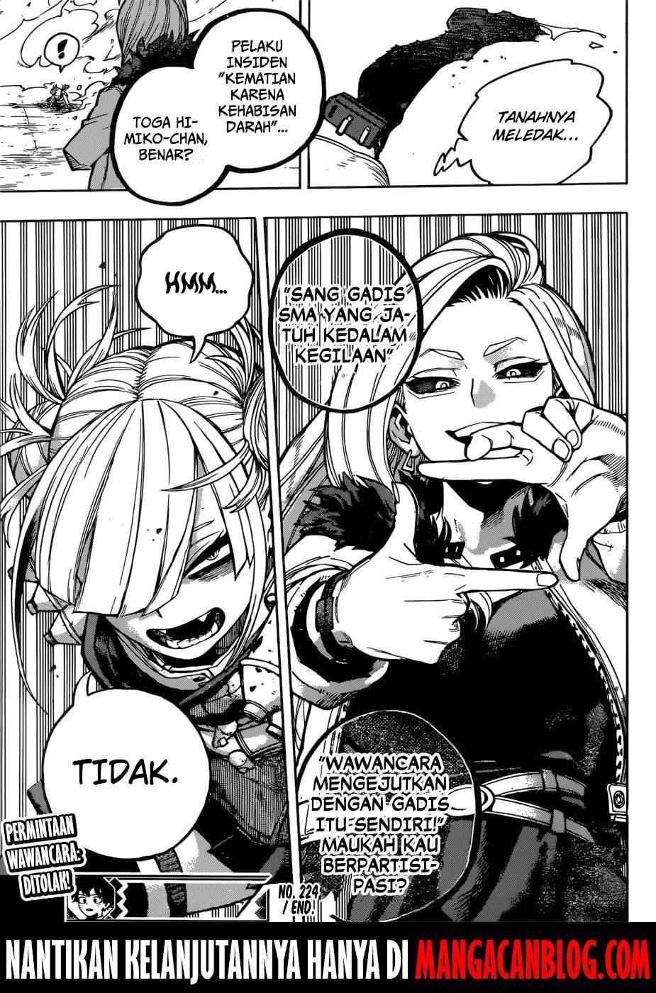 Boku no Hero Academia Chapter 224 Gambar 13