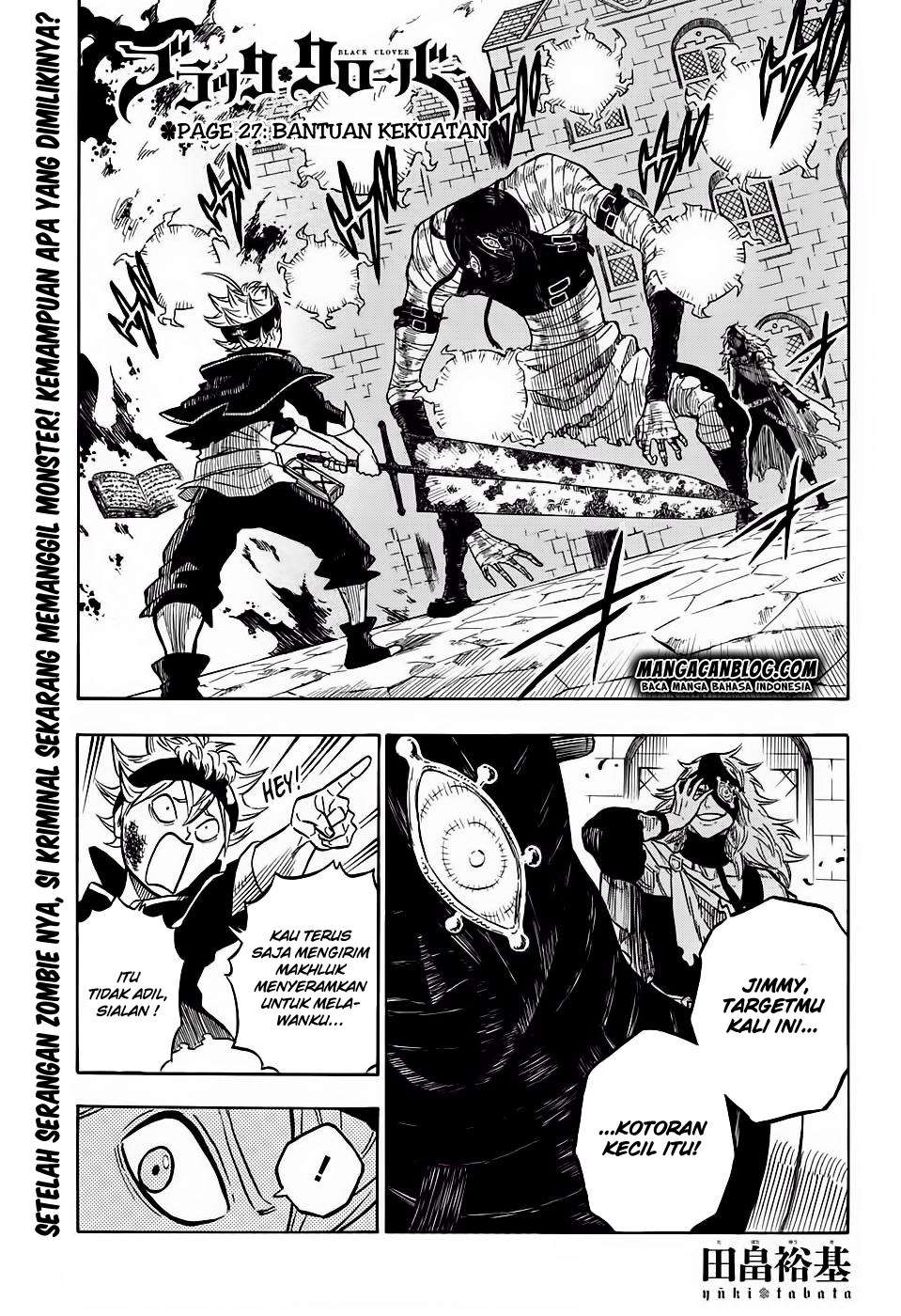 Komik Black Clover Chapter 27 gambar nomor 1