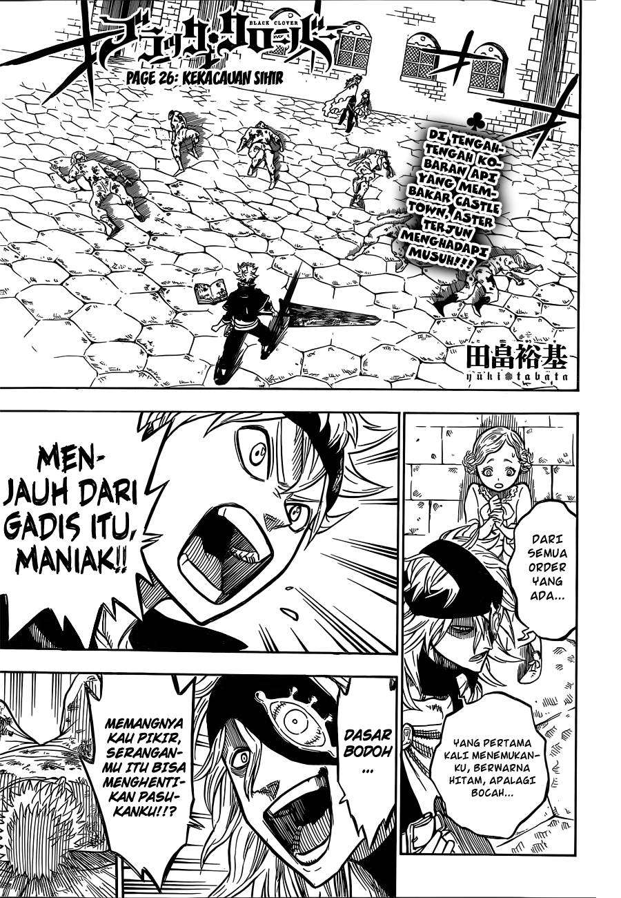 Manga Black Clover Chapter 26 gambar nomor 2
