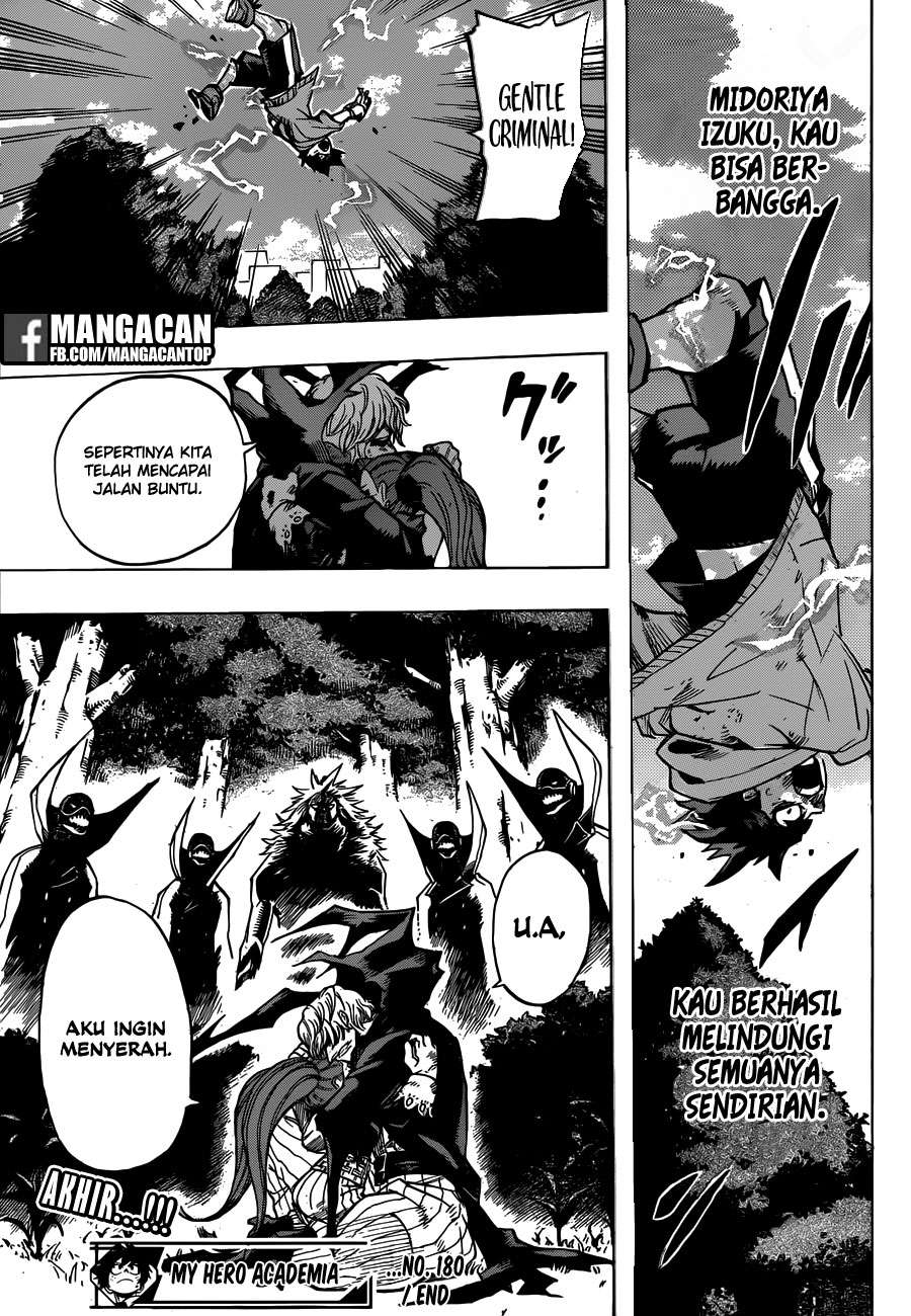 Boku no Hero Academia Chapter 180 Gambar 17